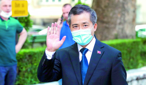 Ji Ping, kineski ambasador u Bosni i Hercegovini 31.8.2021.