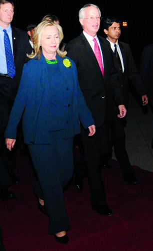 Hilari Klinton i Kameron Manter 24.9.2021.