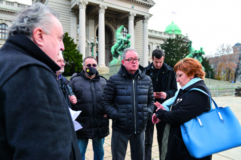 Srđan Škoro, Zoran Lutovac, Biljana Stojković 25.11.2021.