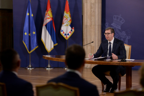 Aleksandar Vučić, 1. 12. 2021. 