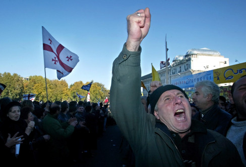 GEORGIA OPPOSITION RALLY