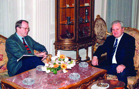 Kristofer Hil i Slobodan Milošević 5.4.2022.