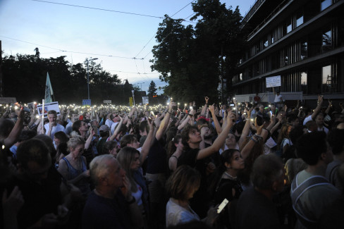 protest, ATA. 2. 7. 2023. 