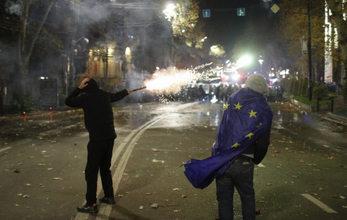 Protesti u Gruziji 09. 12. 2024.